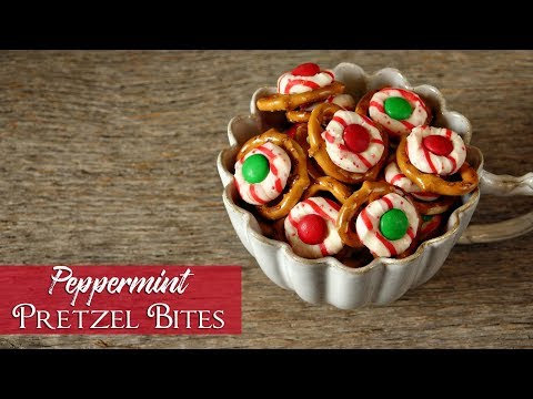 Peppermint Pretzel Bites