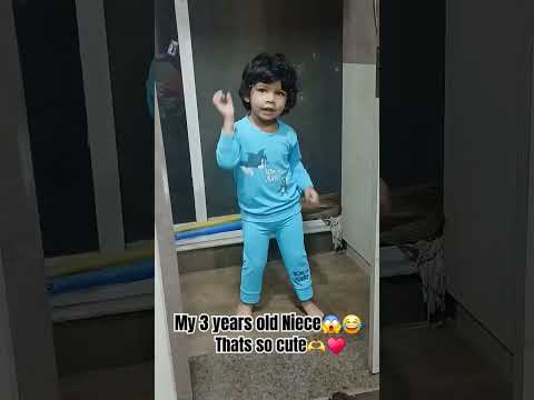 My 3 years old Niece Dancing😱😰 #shorts