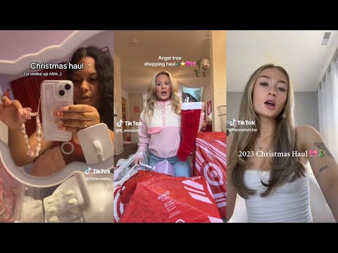 Christmas haul 2023/24 - TikTok compilation 🛍️😋