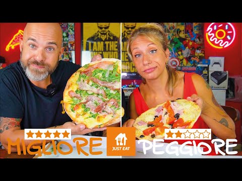 Migliore VS Peggiore - PIZZERIA JUST EAT ( SEMPRE CON SORPRESA )