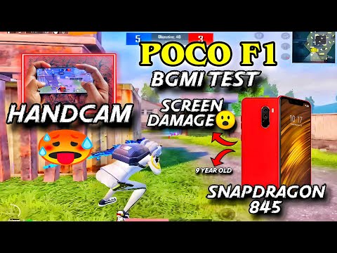 POCO F1 BGMI TEST WITH HANDCAM | SNAPDRAGON 845🥵@lizordgaming11