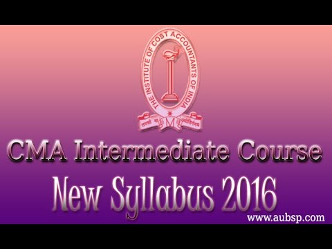 CMA 2016 syllabus (inter grp 2)