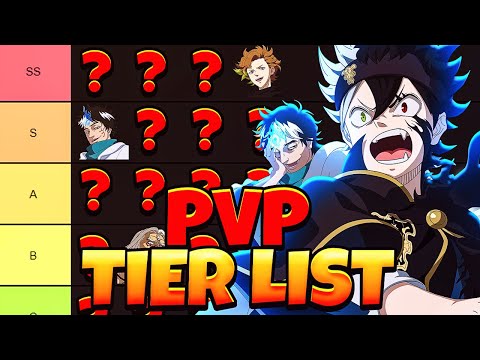 THE *OFFICIAL* GLOBAL PVP TIER LIST FOR BLACK CLOVER MOBILE! (Mid Sept.)