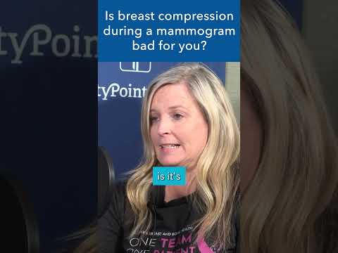 Is breast compression during a mammogram bad for you? #shorts