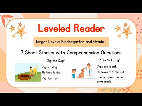 Reading for Kindergarten and Grade 1 | Leveled Reader 5 | Reading Comprehension