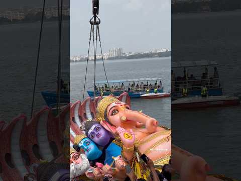 Our Khairatabad Ganesh Nimajjanam 2024 #youtubeshorts #ytshorts #khairathabadganesh