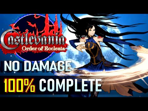 Castlevania: Order of Ecclesia 100% Complete Lv1 (Hard Mode) All Secrets