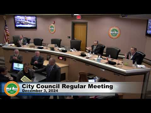 City Council Regular Meeting - 12/3/2024