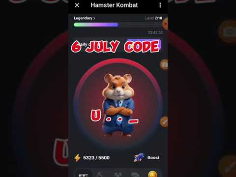 6 July daily cipher hamster code #hamsterkombat #hamsters #ciphercodes #morsecode