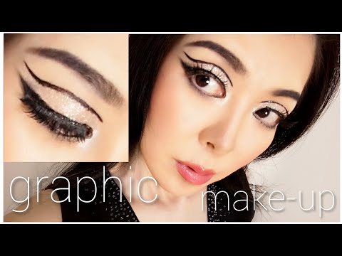 Graphic Makeup初挑戦✨アイライナーで遊ぶグラフィックメイク✨