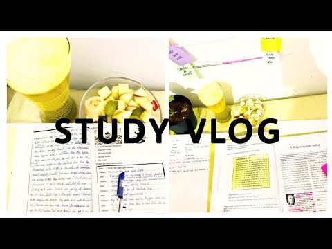 A study vlog/ How to study / My study routine / M¥ LIF€$T¥L€