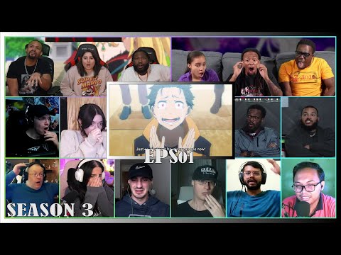 Re:Zero Season 3 Episode 1 Reaction Mashup