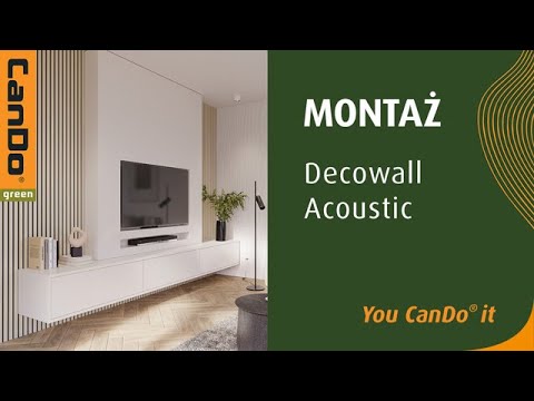 CanDo green Decowall Acoustic - Instrukcja montażu PL