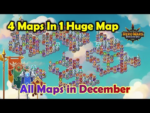 4 Maps In 1 Huge Map || All Maps in December