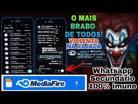 Saiu! Novo Whatsapp secundário Anti trava totalmente imune a travas O mais brabo (atualizado)