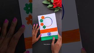 DIY Republic Day Card Making 😍#republicday #shorts #diy