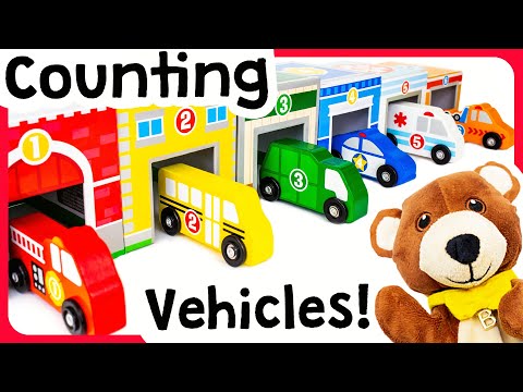 Preschool Learning Videos for Toddlers | Learn how to Count with Toy Cars | 3 & 4 year olds Numbers