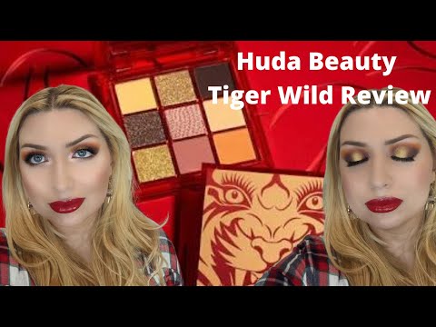 *NEW* Huda Beauty Lunar New Year Obsessions Eyeshadow Palette // Tiger Wild Obsessions Review