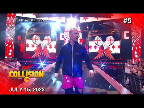 CM Punk entrance: AEW Collision, July 15, 2023