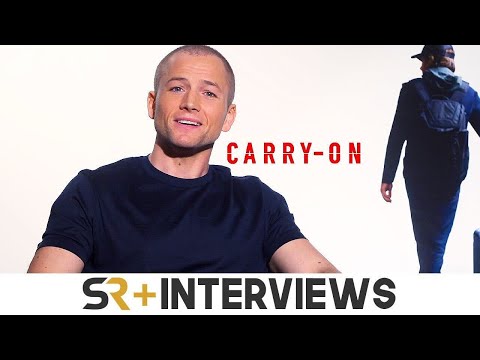 Carry-On's Taron Egerton Discusses Acting Opposite Jason Bateman's Voice & Teases Kingsman Future