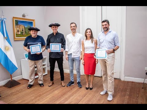 Petrecca recibió a los campeones mundiales de Mus Mariano Iribarne y Edgardo Ratto