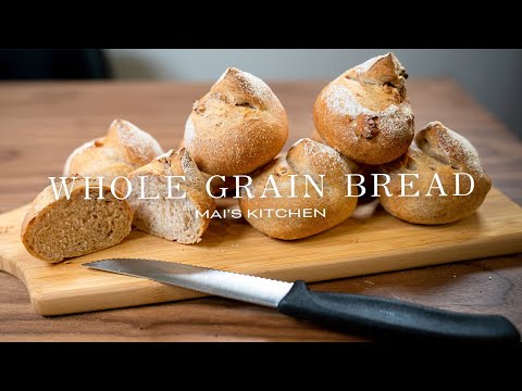 くるみ入り全粒粉パンの作り方 Whole Grain Bread #パン作り