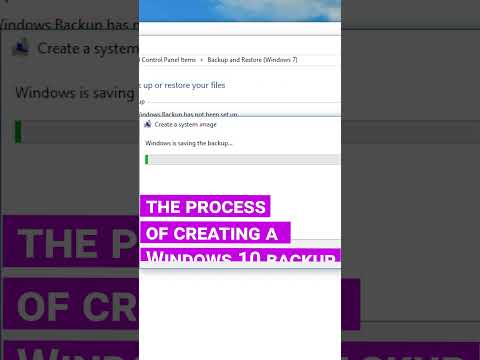 How to create an image to restore the system on Windows 10 #shorts #short #shortsvideo #shortvideo