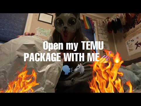 🔥OPEN MY TEMU PACKAGE WITH MEH!//SLAYYYY🐺🔥🗣✨