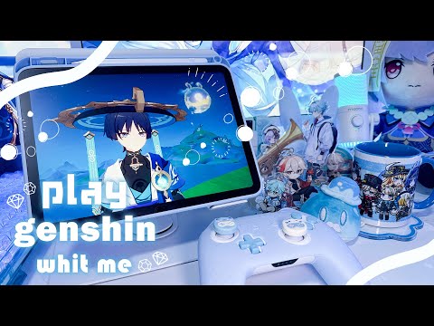 【play with me】💎 genshin impact 💎 Traveling with Wanderer / 50 min of game play iPad10th┊jp voice