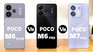 POCO M6 Plus vs Poco M6 Pro vs Poco M7 pro 5G #pn59tech