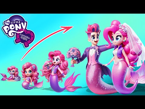 MLP Equestria Girl Mermaid Growing up Compilation | Cartoon Wow