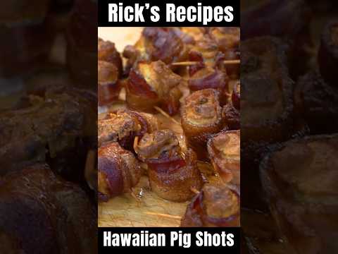 Hawaiian Pig Shots in the Indoor Smoker - Rick's Recipe Shorts #bbq #cooking #food #indoorsmoker