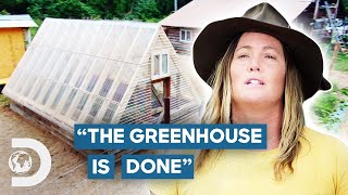 Misty Rebuilds The Collapsed Greenhouse For A Family | Homestead Rescue