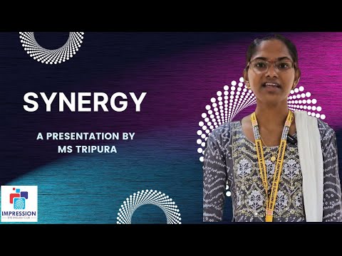 Synergy: A presentation by Ms Tripura from CSE A