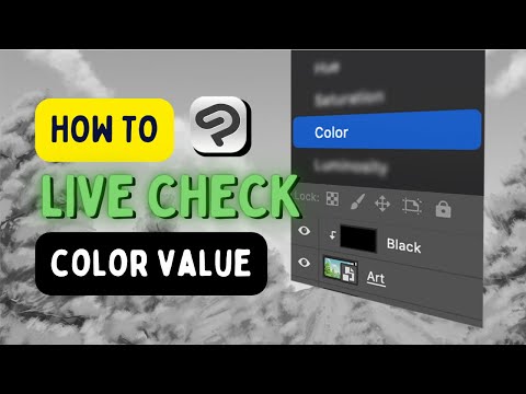 How to Live Check the Color Value of Your Drawing - Clip Studio Paint Tutorial