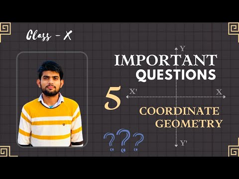 Coordinate geometry class 10 | PYQ of coordinate geometry | Important questions of maths | #class10