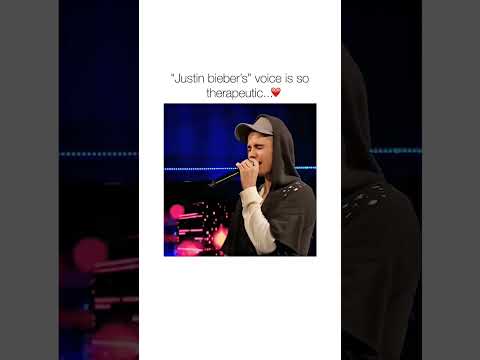 justin Bieber voice is so amazing 🤩