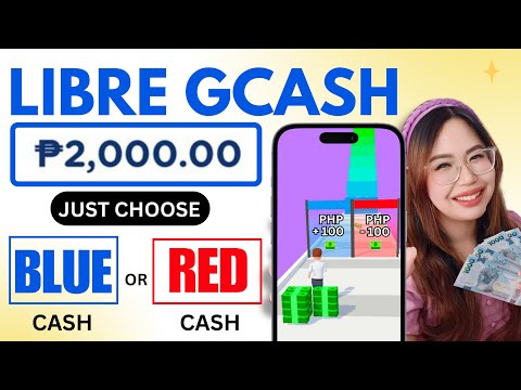 NO PUHUNAN! FREE GCASH ₱2,000 | JUST CHOOSE BLUE OR RED CASH | NO INVITE | NEW LEGIT APP 2024