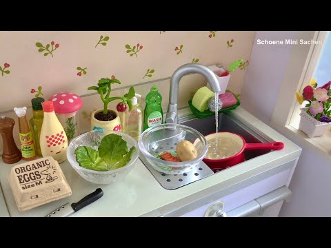 Re-Ment Mini Toy Food Cooking | Mini Toy Kitchen | Toy Miniature | Potato Egg Salad