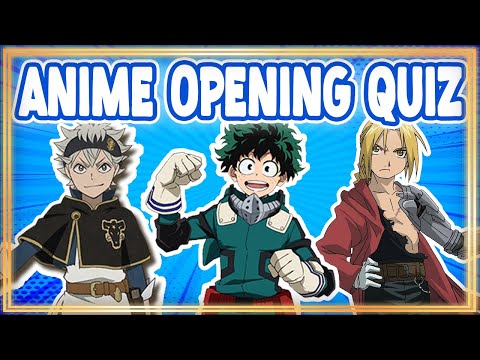 ANIME OPENING QUIZ [Super Easy - Super Hard] | 50 Openings