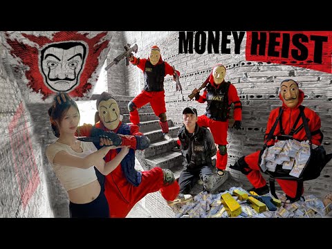 PARKOUR VS MONEY HEIST! | Money Heist breaks into police base to rescue bad guys | Epic POV