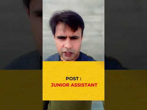 UPSSSC JUNIOR ASSISTENT RECRUITMENT 2024 #latestgovjob #trending #jobalert #job #viralshort