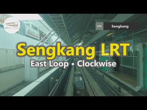 SBS Transit Sengkang LRT East Loop 🇸🇬🚆 Sengkang Town Centre ↻ East Loop via Compassvale