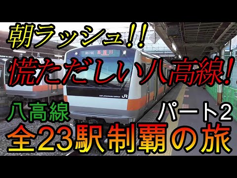 【全駅制覇シリーズ】八高線の全23駅制覇を目指してみた　パート2(鉄道旅行)