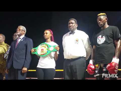 JOHN SSERUNJOGI AGUNZE OMUMISIRI N'AYITA NE NYINA,Wins ABU Middleweight Title.