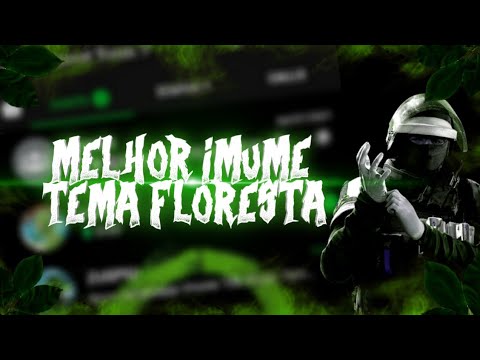 imune tema floresta imune a tudo com bastantes funções (verde)