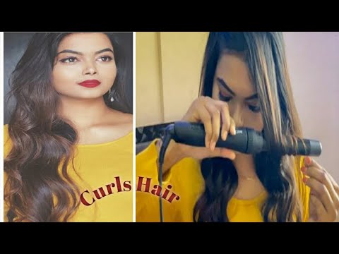 (HINDI)HOW to Curls Your Hair At Home|| in 5 minutes /Soft curl Hair