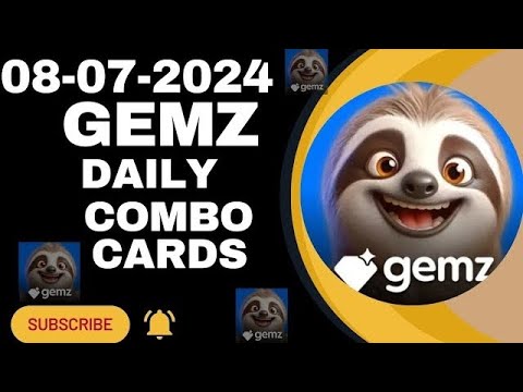 Gemz Daily combo Cards | Gemz Coin Daily Combo 08 JULY 2024