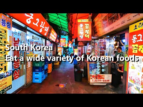 Korea Travel Vlog/Korean Street food/Big eater/Japanese woman's POV