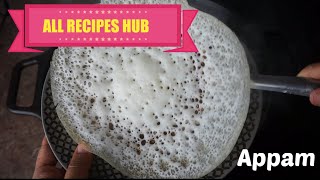 appam recipe | kerala aapam with yeast | how to grind appam batter in mixie - All Recipes Hub